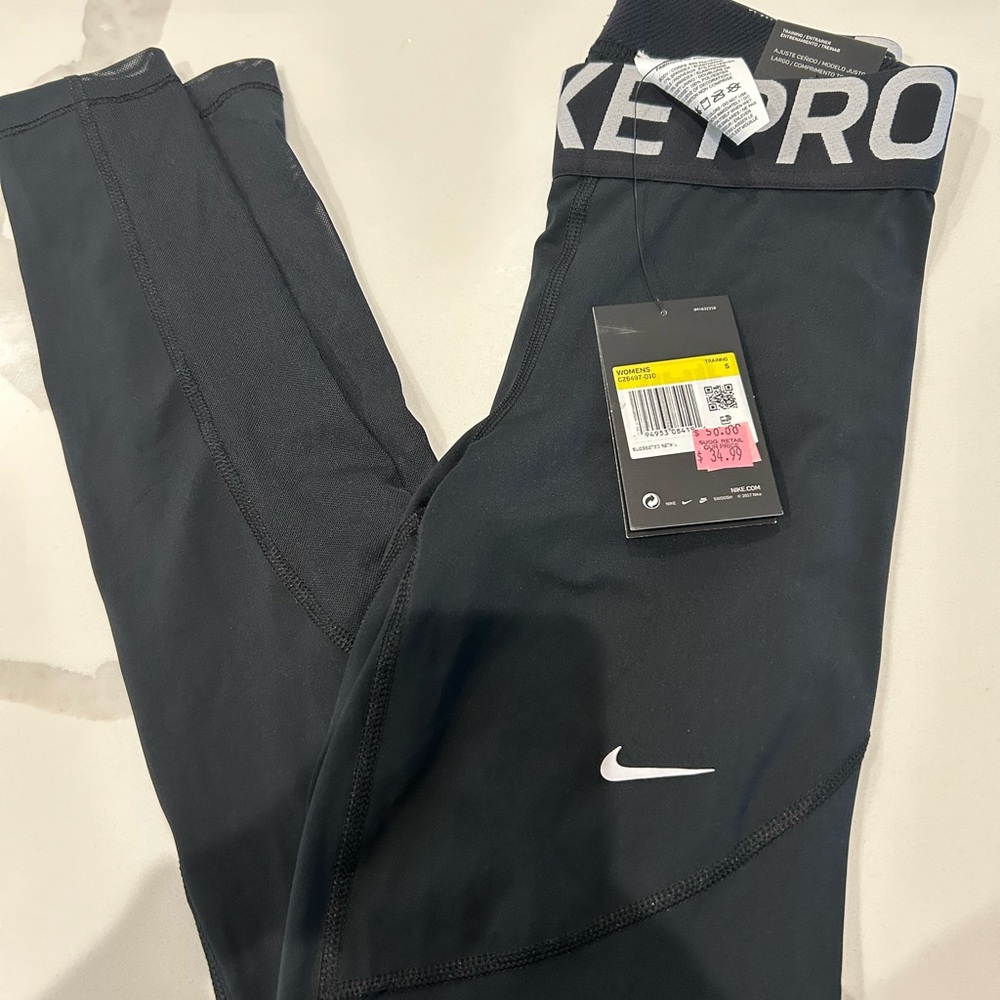 Nike Black Leggings with Pro Line Design